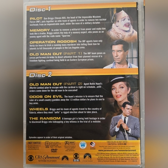 Mission Impossible 1 The Complete First TV Season Original Emmy Winning Series - Picture 4 of 8